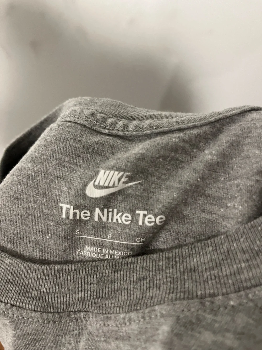Nike Men's Gray Classic Crew T-Shirt